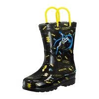 Toddler Boys Batman Waterproof Rain Boots