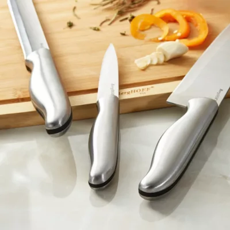 BergHOFF Dina Entity Stainless Steel 6-pc. Knife Block Set