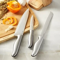 BergHOFF Dina Entity Stainless Steel 6-pc. Knife Block Set