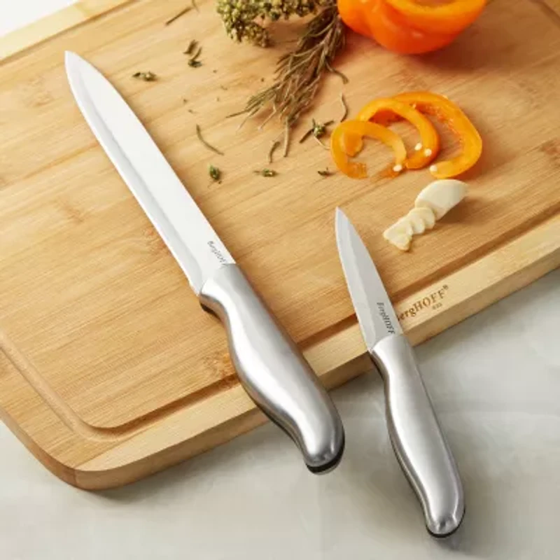BergHOFF Dina Entity Stainless Steel 6-pc. Knife Block Set