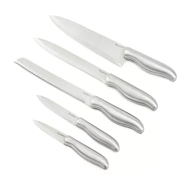 BergHOFF Dina Entity Stainless Steel 6-pc. Knife Block Set