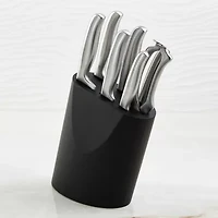 BergHOFF Dina Frame Stainless Steel 8-pc. Knife Block Set