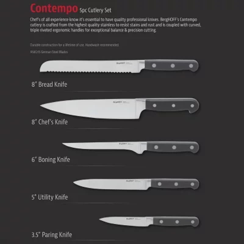 BergHOFF Essentials Contempo 6-pc Knife Set