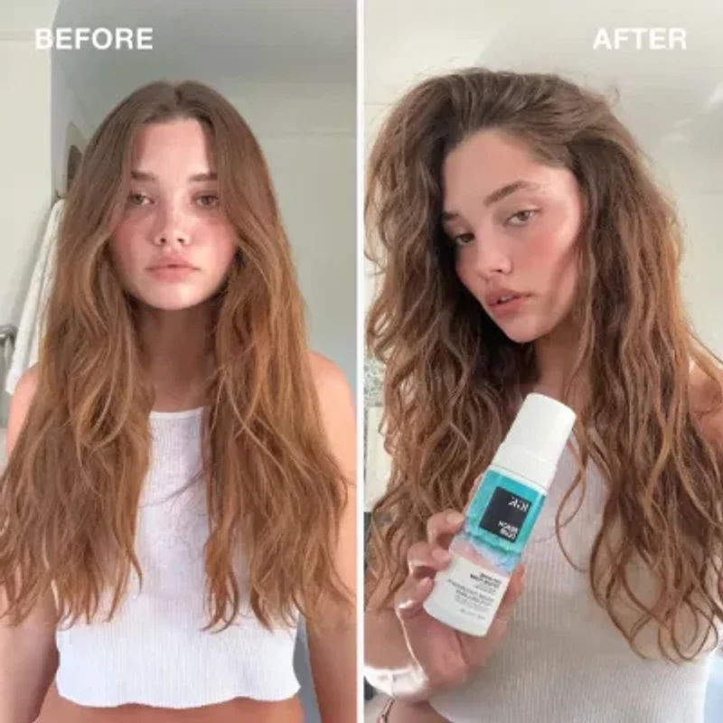 IGK Beach Club High-Shine Texture Foam Hair Mousse 5 oz.