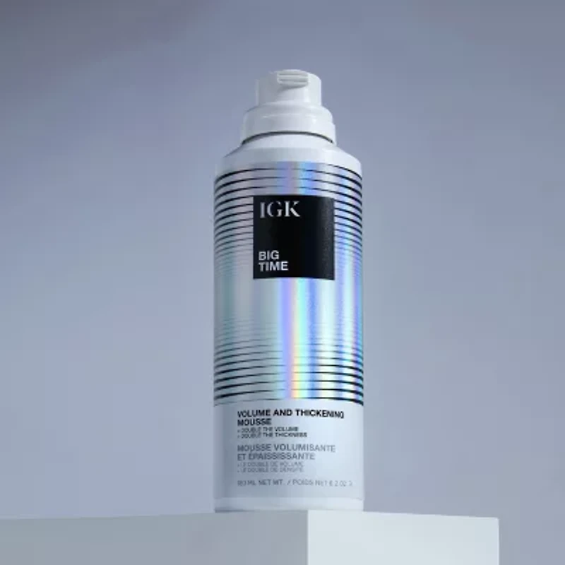 IGK Big Time Volume And Thickening Hair Mousse 6.2 oz.