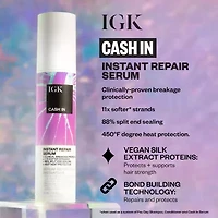 IGK Cash In Instant Repair Hair Serum 1.7 oz.