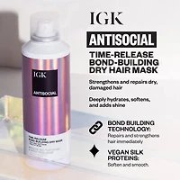 IGK Antisocial Bond-Building Dry Hair Mask 5 oz.
