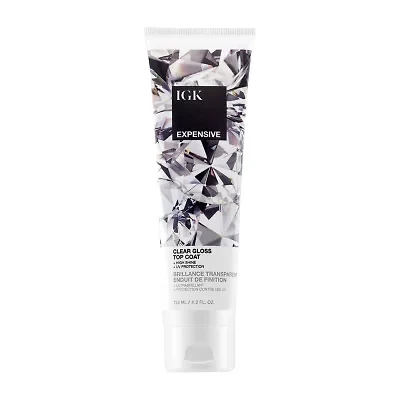 IGK Clear Gloss Top Coat Styling Product 4.2 oz.