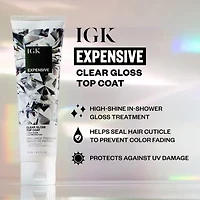 IGK Clear Gloss Top Coat Styling Product 4.2 oz.