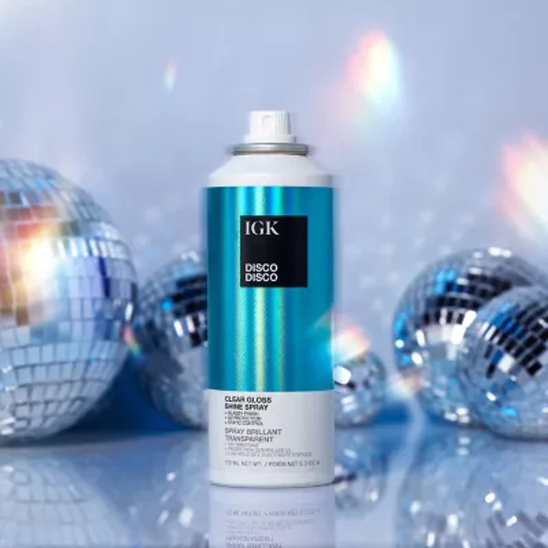 IGK Disco Disco Clear Gloss Shine Spray Hair Product 5.3 oz.