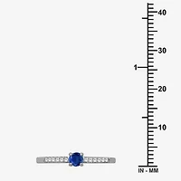 Womens Gemstone & 1/10 CT. T.W. Natural Diamond 10K Gold Cocktail Ring