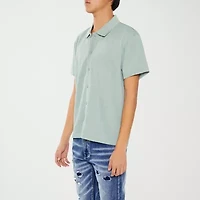 Forever 21 Mens Short Sleeve Button-Down Shirt