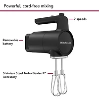KitchenAid Cordless Hand Mixer with Battery