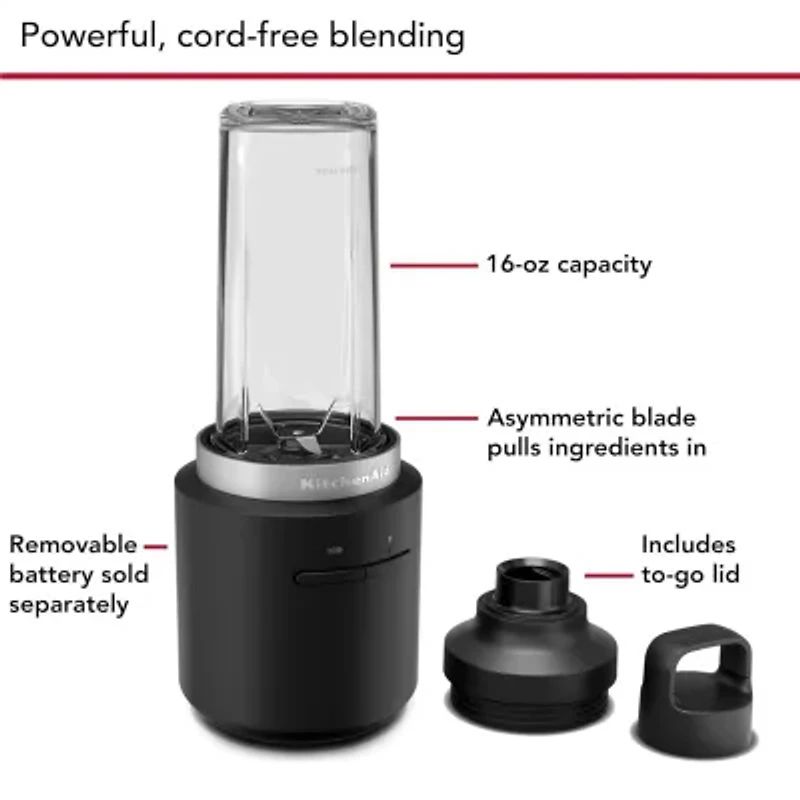 KitchenAid Cordless Personal Blender with Battery