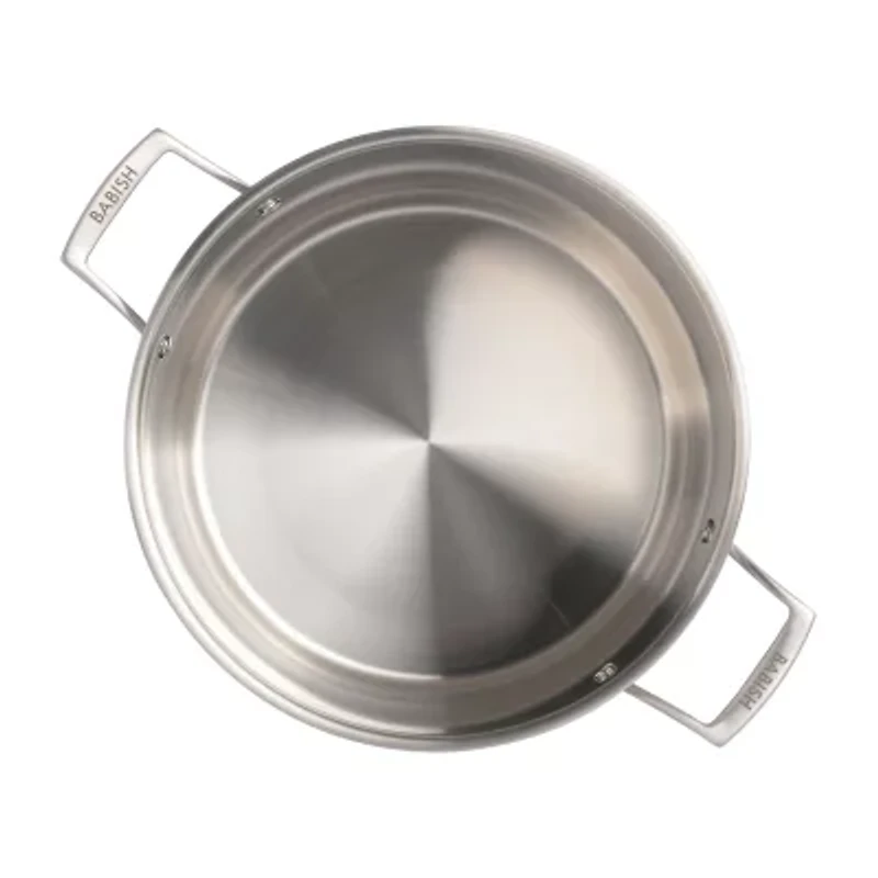 BABISH Stainless Steel Tri-Ply 12-qt. Stockpot