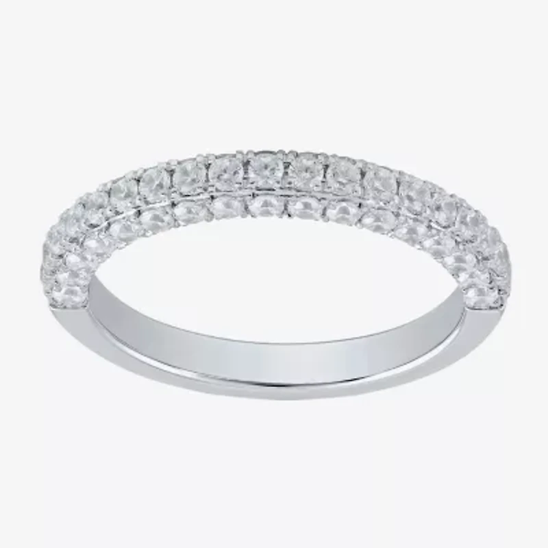 G / I1) Womens / CT. T.W. Lab Grown White Diamond 10K Gold Wedding Band