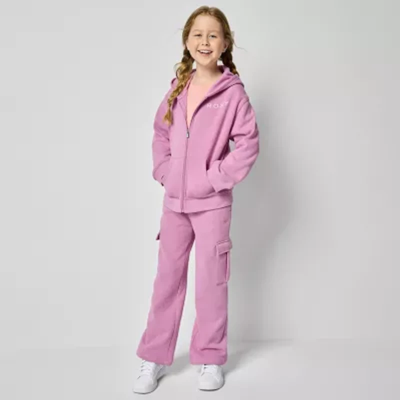 Roxy Big Kid Girls Wide Leg Loose Fit Pull-On Pant