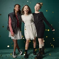 Thereabouts Little & Big Kid Girls Midweight Puffer Vest