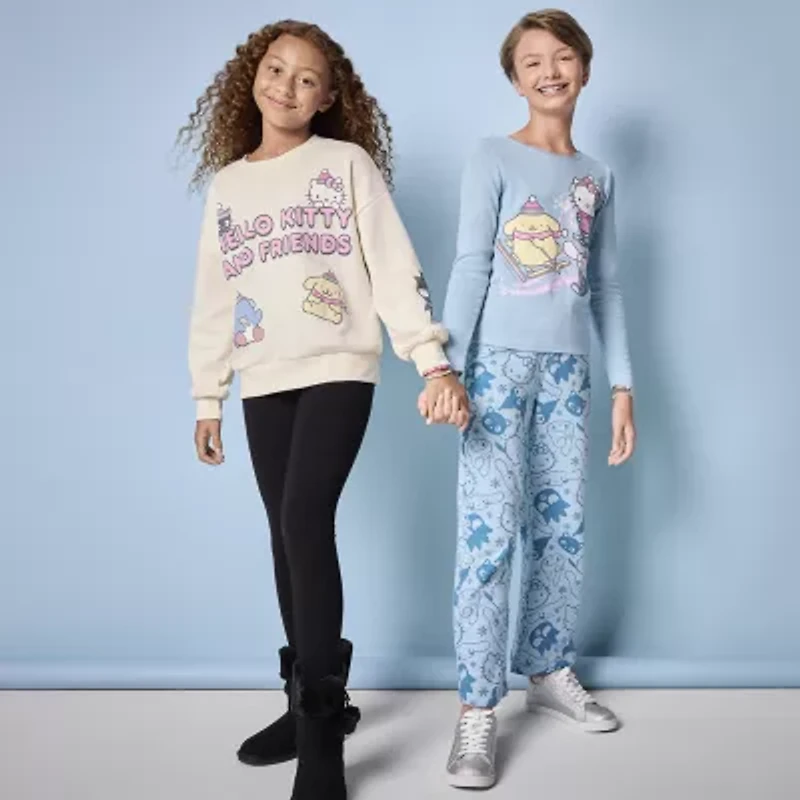 Thereabouts Solid Little & Big Kid Girls Knit Full Length Leggings