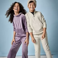 Xersion Ribbed Velour Little & Big Kid Girls 3-pc. Pant Set