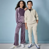 Xersion Ribbed Velour Little & Big Kid Girls 3-pc. Pant Set