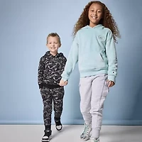 Champion Big Kid Girls Mid Rise Cuffed Active Fleece Cargo Pant