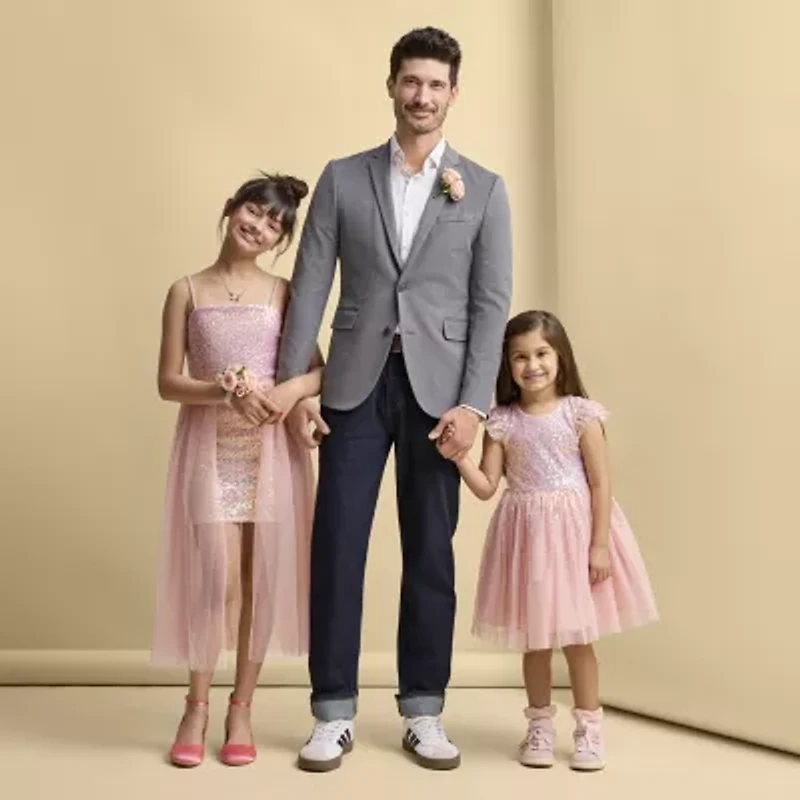 Lilt Toddler Girls Short Sleeve A-Line Dress