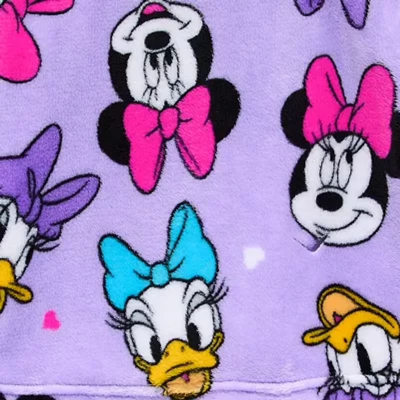 Disney Collection Toddler Girls Knee Length Long Sleeve Minnie Mouse Robe