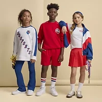 Xersion Little & Big Kid Girls Crew Neck Short Sleeve Regular Fit Graphic T-Shirt