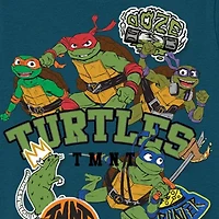 Nintendo Toddler Boys Crew Neck Short Sleeve Regular Fit Teenage Mutant Ninja Turtles Graphic T-Shirt