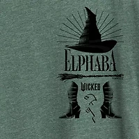 Wicked Elphaba Womens Crew Neck Short Sleeve Regular Fit Graphic T-Shirt