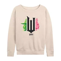 Wicked Elphaba Glinda Womens Round Neck Long Sleeve Regular Fit Graphic T-Shirt