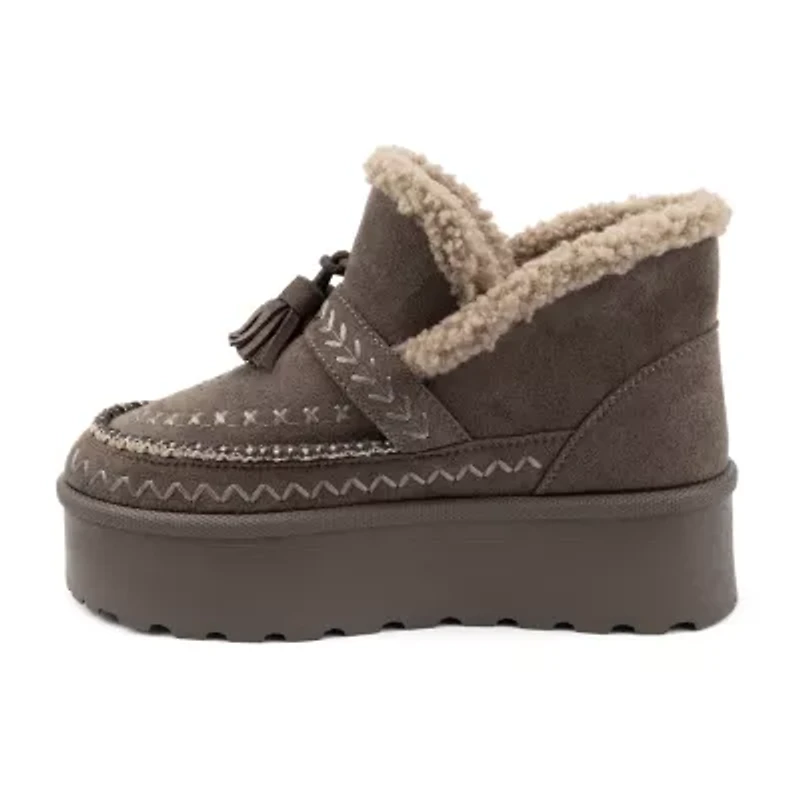 Olivia & Kate Womens Setton Chunky Heel Winter Boots