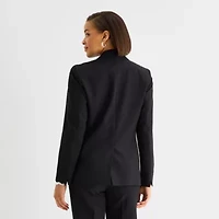 Black Label by Evan-Picone Womens Classic Fit Suit Jacket