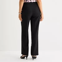 Black Label by Evan-Picone Womens Straight Trouser