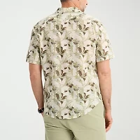 Dockers Ultimate Mens Short Sleeve Regular Fit Button-Down Shirt