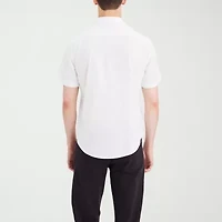 Dockers Ultimate Mens Short Sleeve Regular Fit Button-Down Shirt