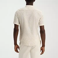 Dockers Ultimate Mens Short Sleeve Regular Fit Button-Down Shirt