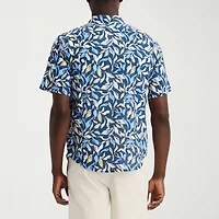 Dockers Ultimate Mens Short Sleeve Regular Fit Button-Down Shirt