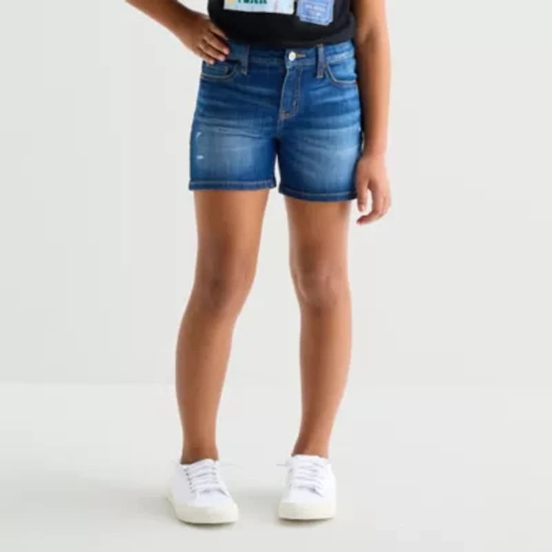 Thereabouts Little & Big Kid Girls Adjustable Waist Midi Short