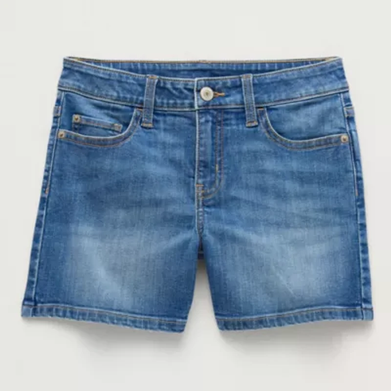 Thereabouts Little & Big Kid Girls Adjustable Waist Midi Short