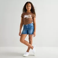 Thereabouts Little & Big Kid Girls Adjustable Waist Midi Short