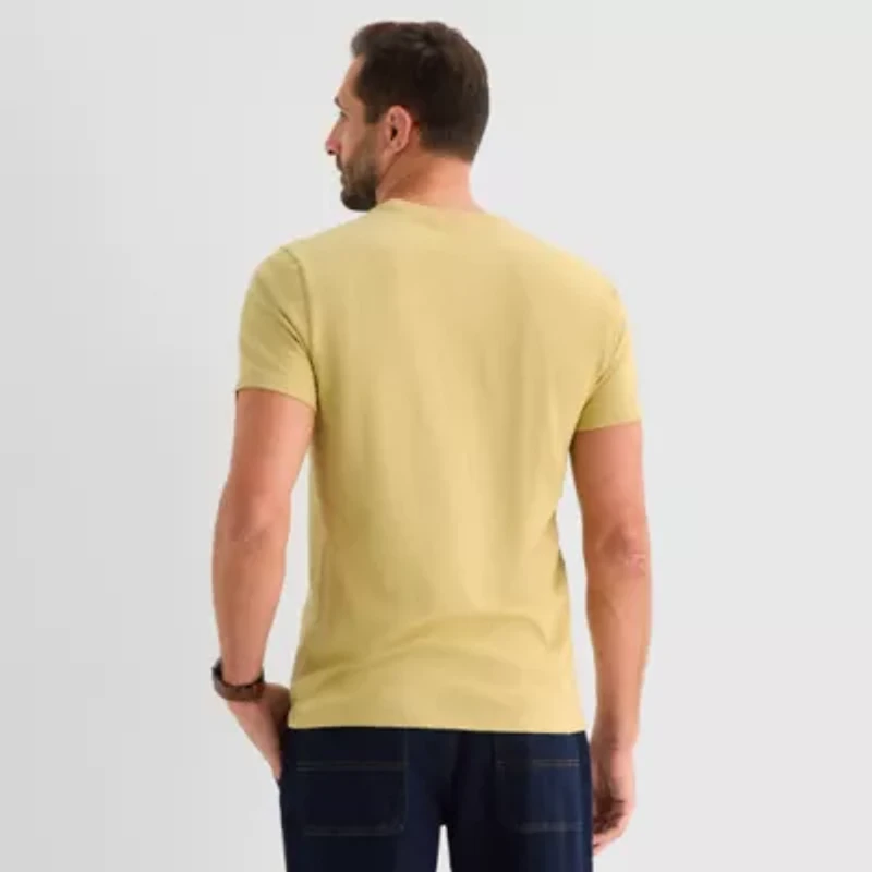 mutual weave Mens Crew Neck Short Sleeve T-Shirt