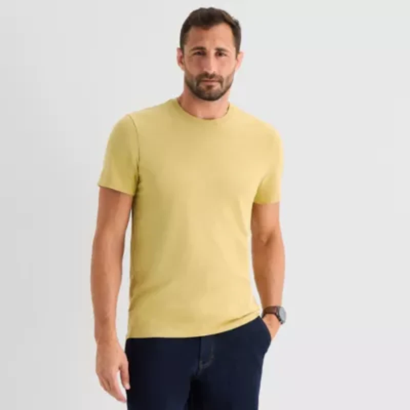 mutual weave Mens Crew Neck Short Sleeve T-Shirt