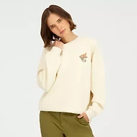 VOLCOM Womens Juniors Long Sleeve Sweatshirt