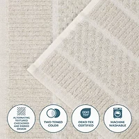 SUPERIOR® Naples Collection | 80% Cotton 20% Viscose 2-pc. Quick Dry Bath Towel