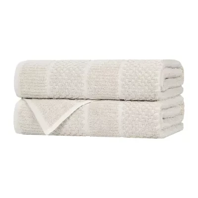 SUPERIOR® Naples Collection | 80% Cotton 20% Viscose 2-pc. Quick Dry Bath Towel