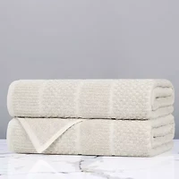 SUPERIOR® Naples Collection | 80% Cotton 20% Viscose 2-pc. Quick Dry Bath Towel