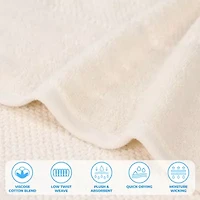 SUPERIOR® Mile Collection | 80% Cotton 20% Viscose 2-pc. Quick Dry Bath Towel