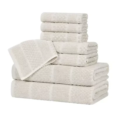 SUPERIOR® Naples Collection 8-pc. Quick Dry Solid Bath Towel Set